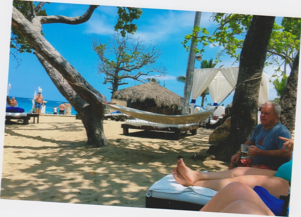 serenity beach with beach bar in backround
for VIP's like you will be
