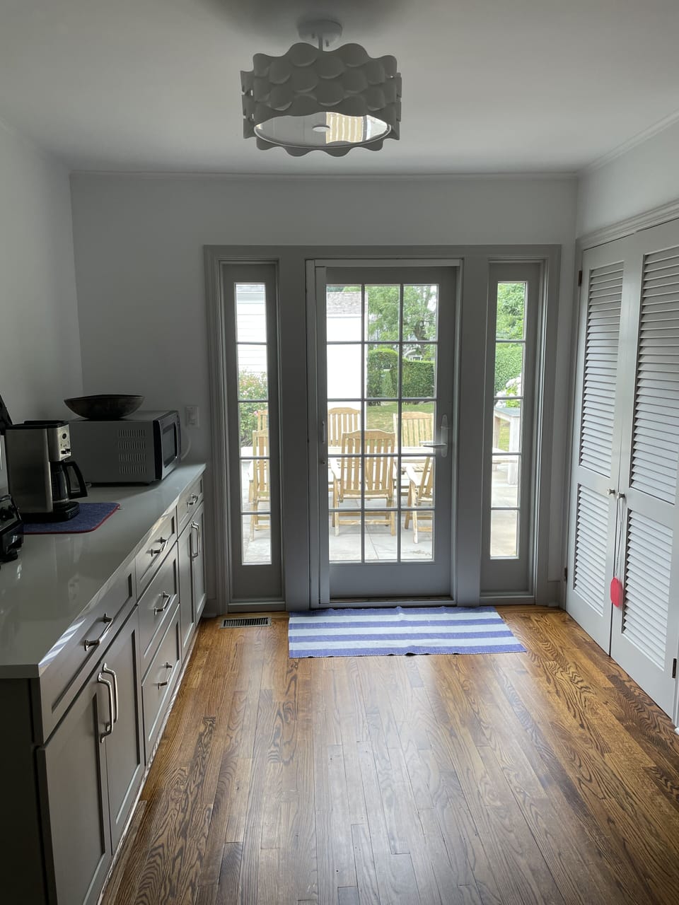 Kitchen, Patio w/ Grill & Dining Table