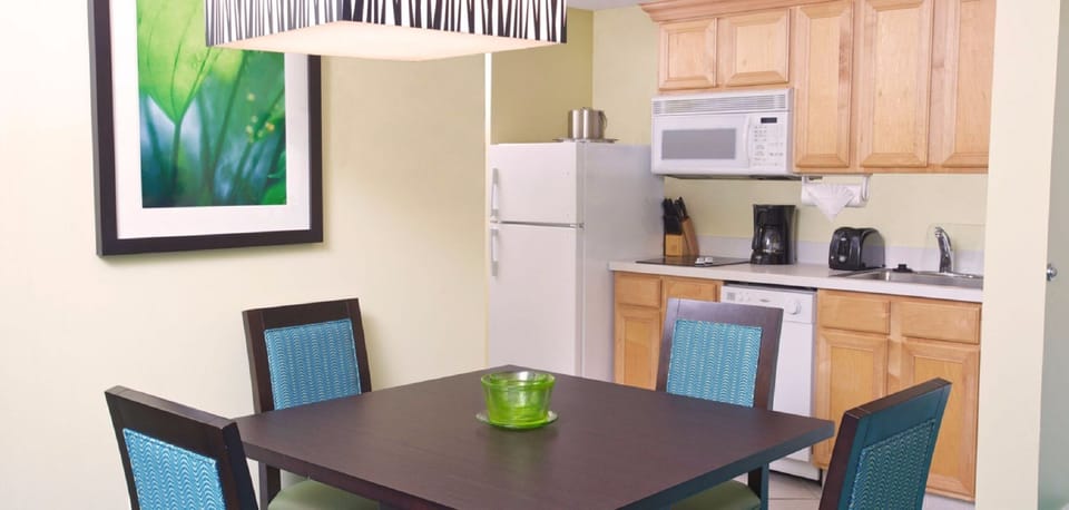 Kitchen and dining area