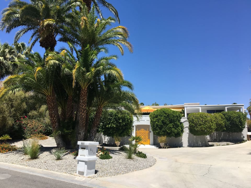 Front of estate