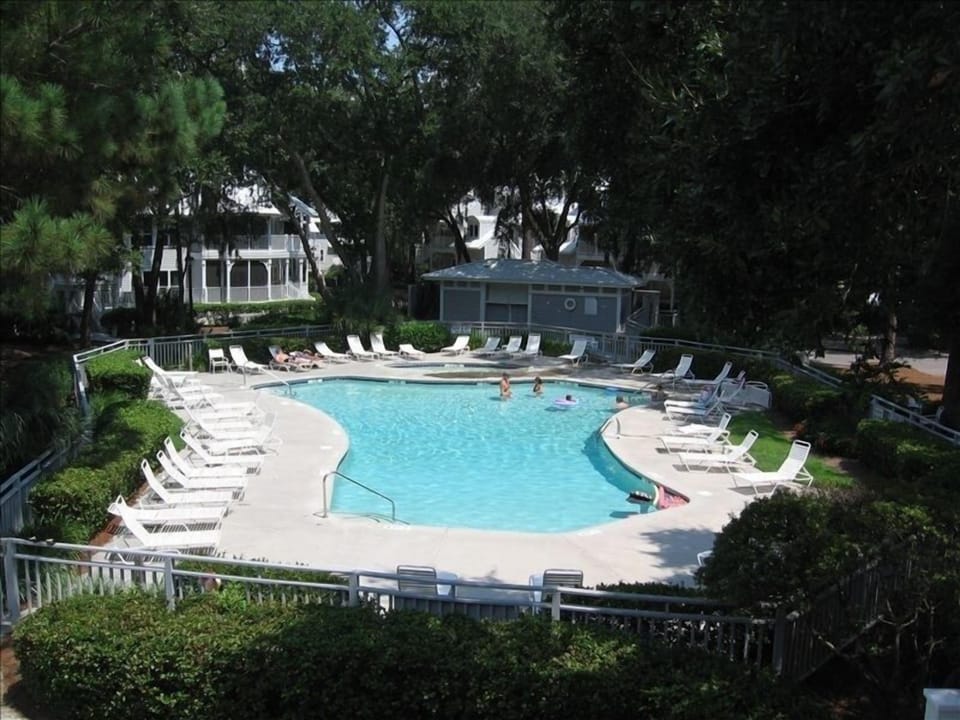 Ocean Palms Villa Rental - One of two Pools with Hot Tub