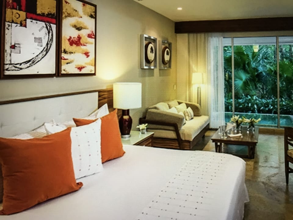 Master Bedroom, King bed, plunge pool on terrace