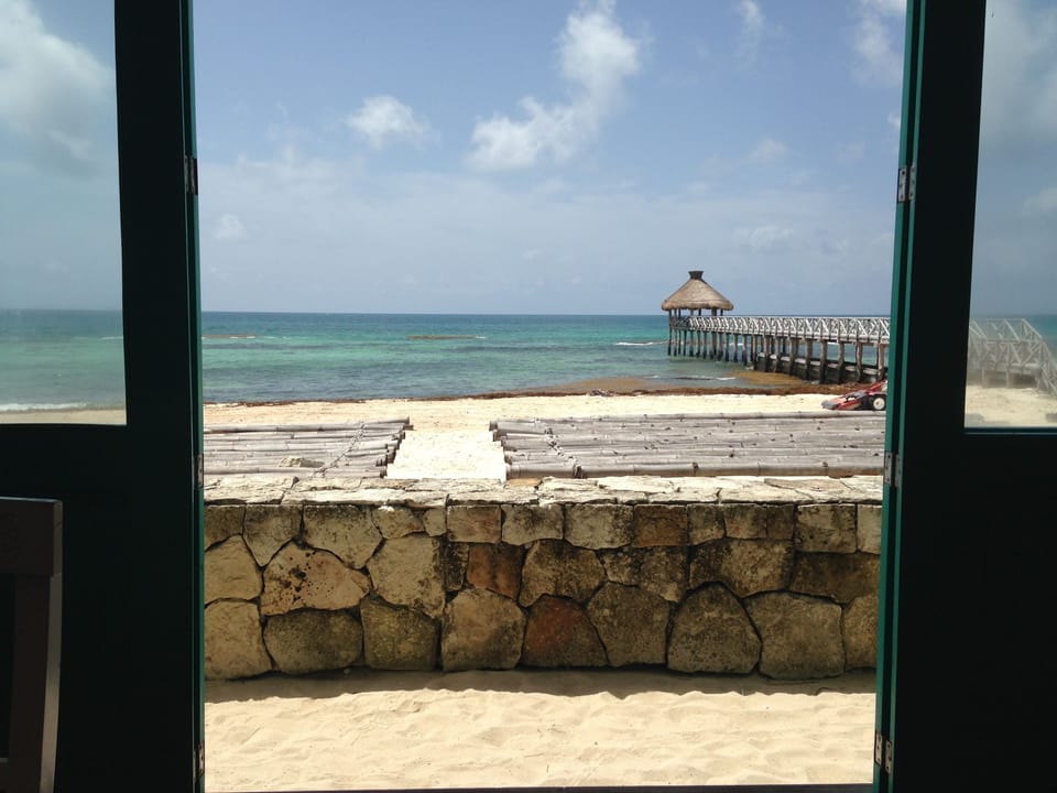 The view from Havana Moon restaurant. If I close my eyes I can feel the breeze!