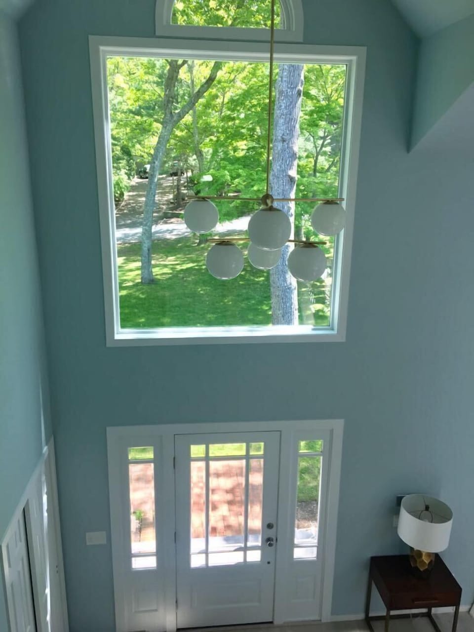 View from the stairs