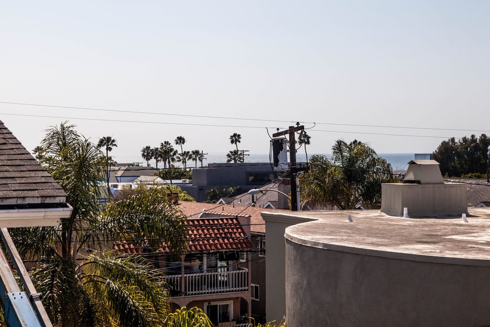 Partial ocean view from deck