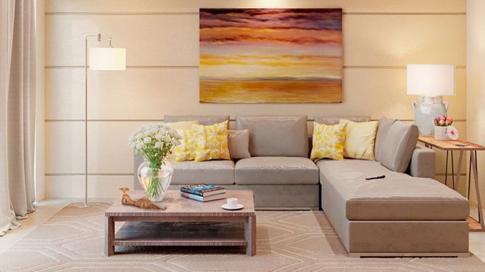 Living room with blacony