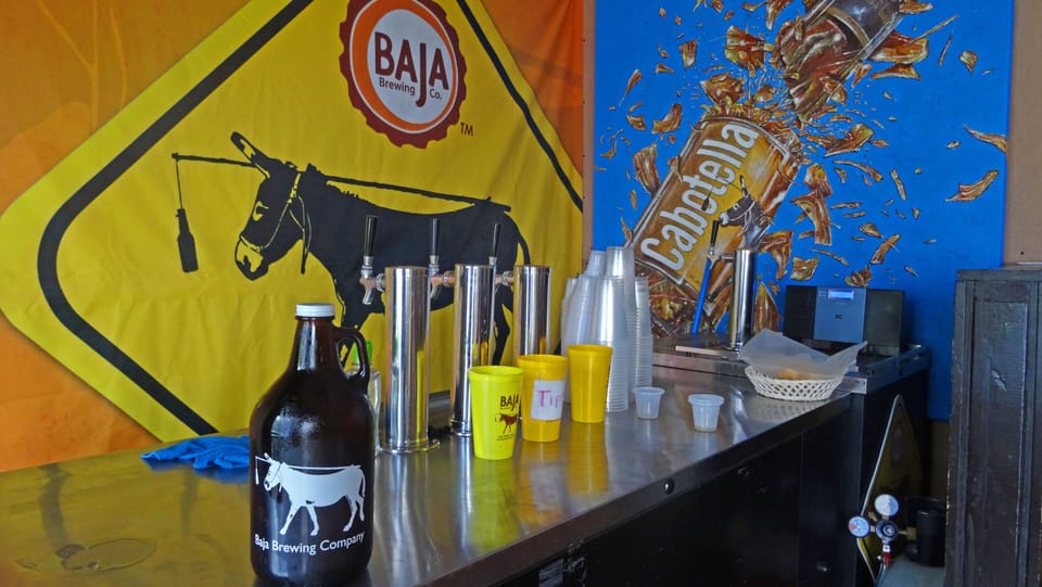 Craft beer at Baja Brewing Co, San Jose del Cabo