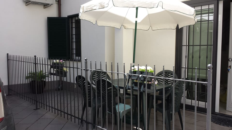 Outside sitting area