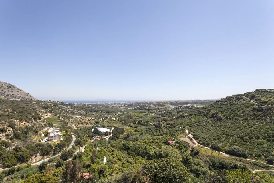 view from the balcony of the apartment