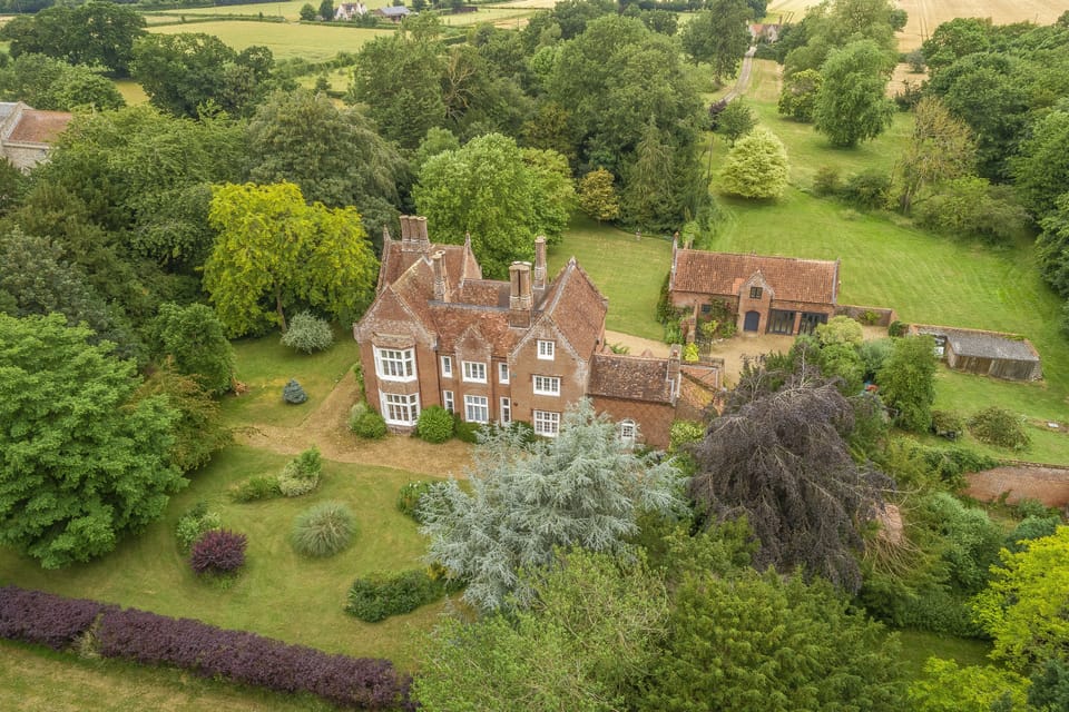The Old Rectory is enveloped by beautiful countryside