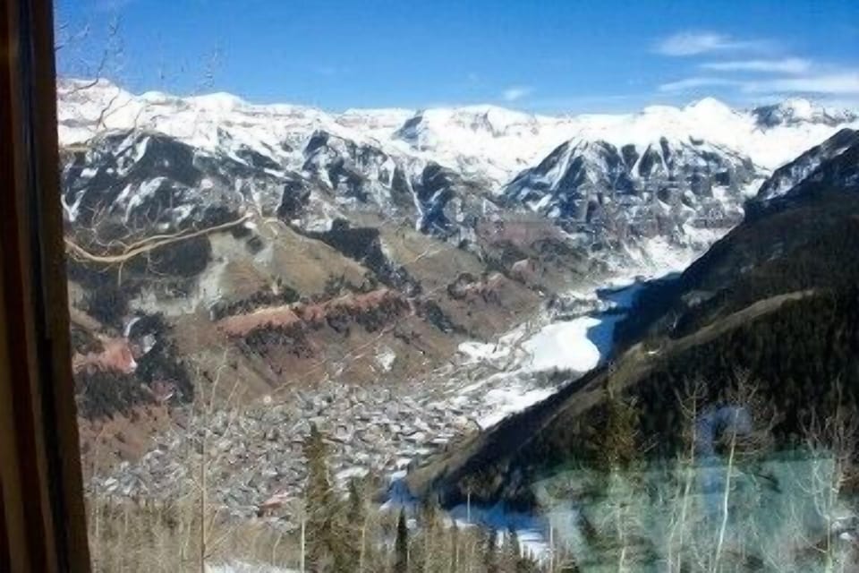 Town of Telluride view from Telluride's free gondola