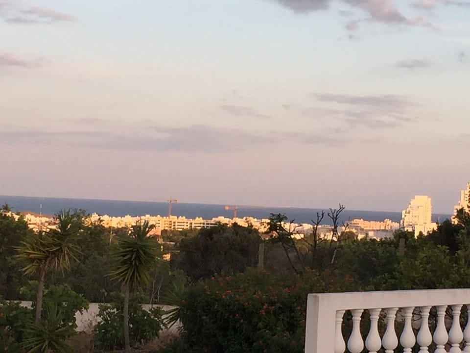 Sunset view from the pool 