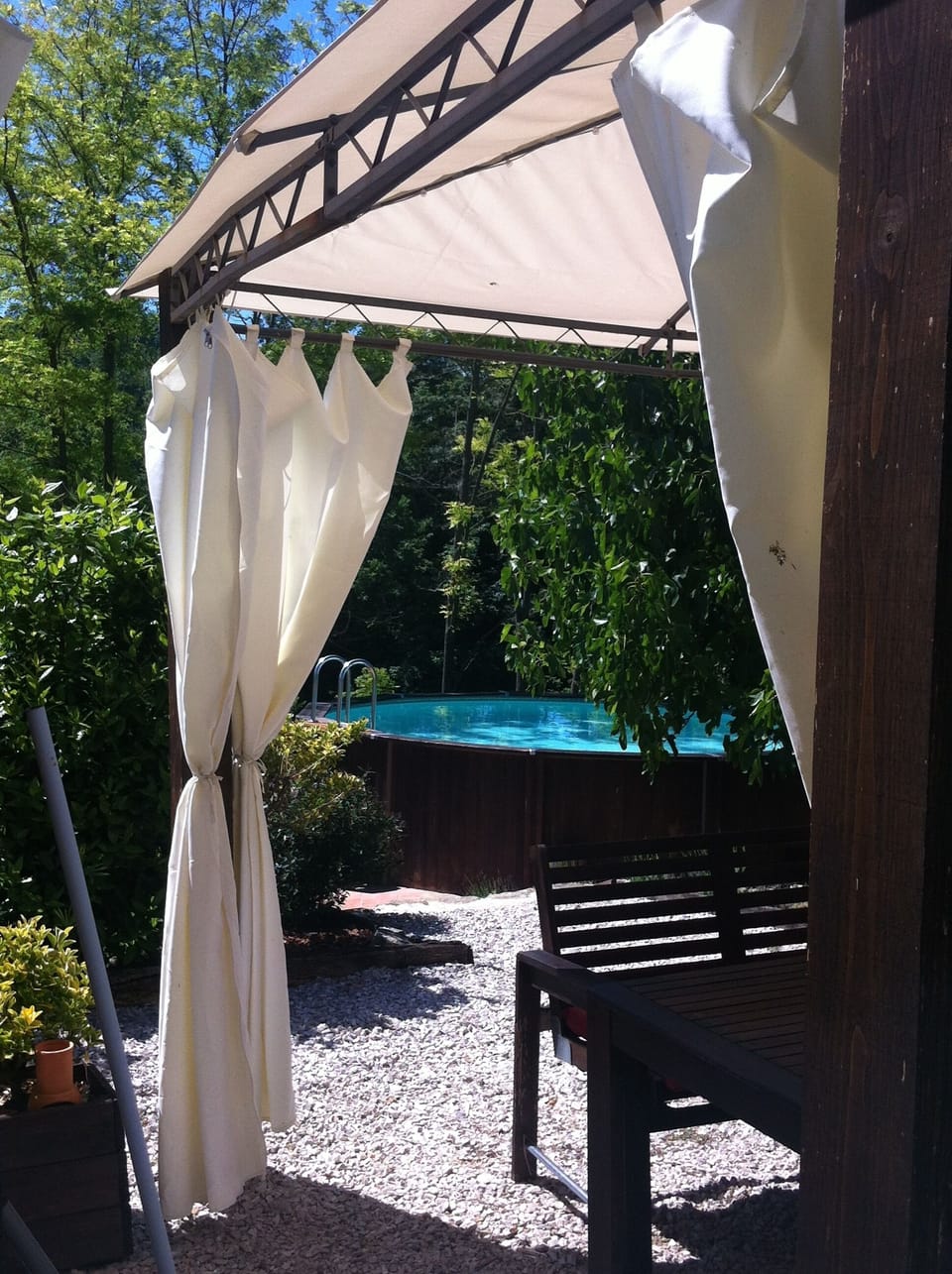 Looking Across to the  Pool