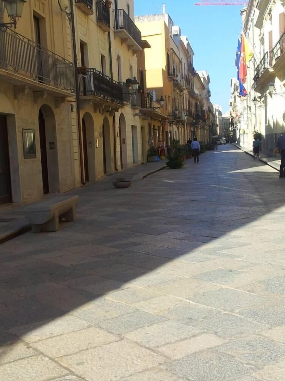 Exterior. Pedestrian are. WIth parking capability at 50mt