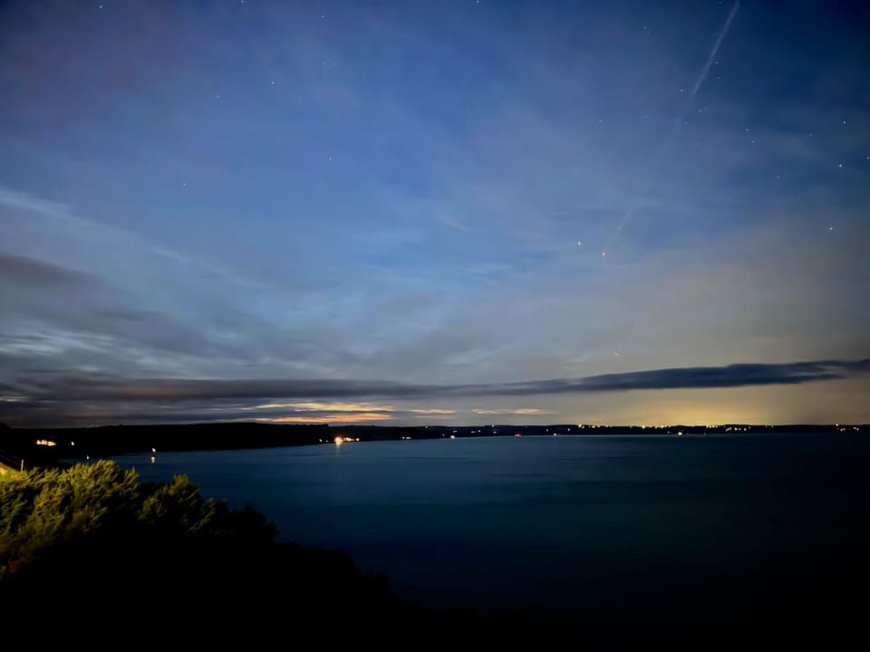 The magical night sky at Start Point Lighthouse