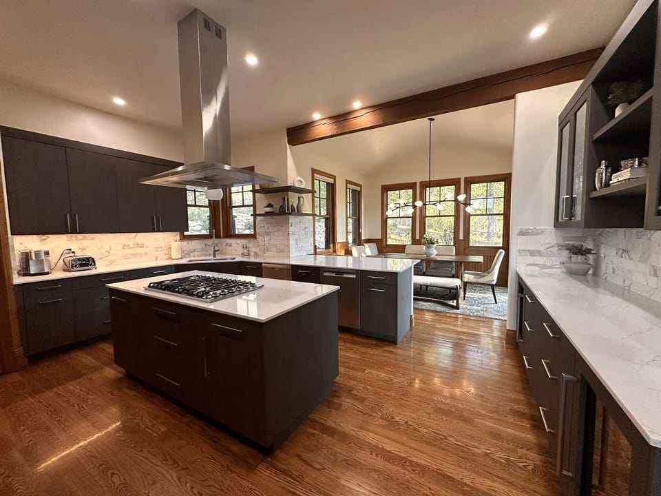 Gourmet chef kitchen