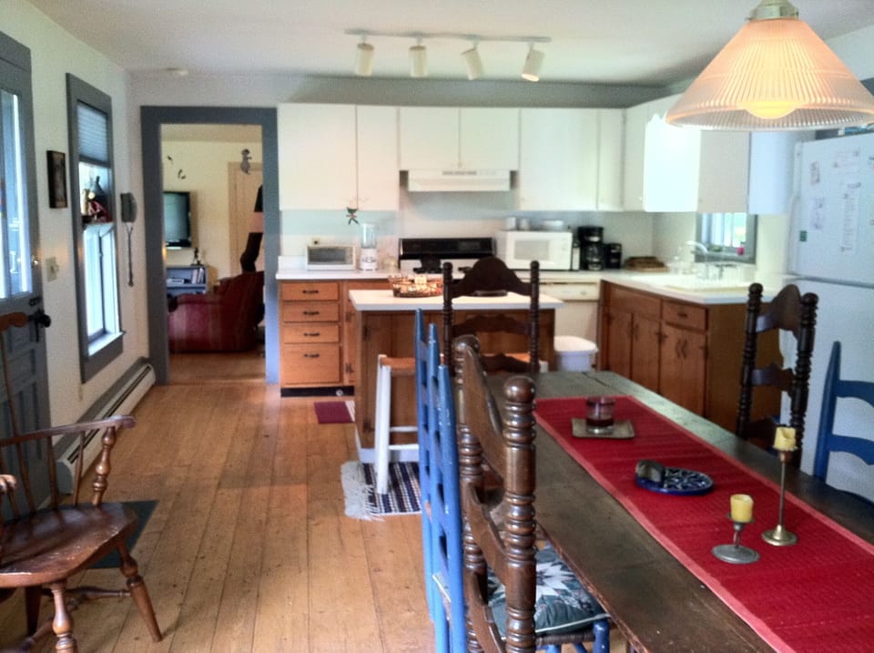 Open Kitchen/Dining Area
The Social Hub!
Entry and Garden Doors