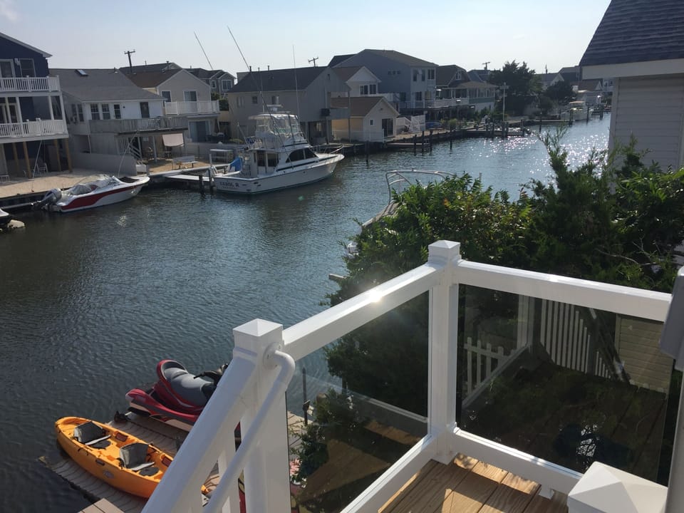 FANTASTIC view up the lagoon from the kitchen