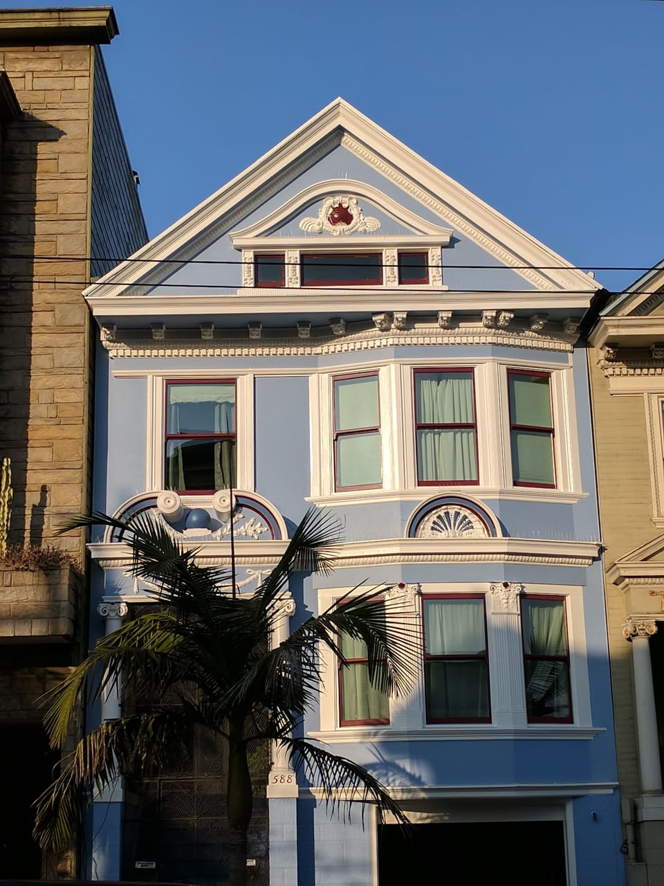 Exterior of house.