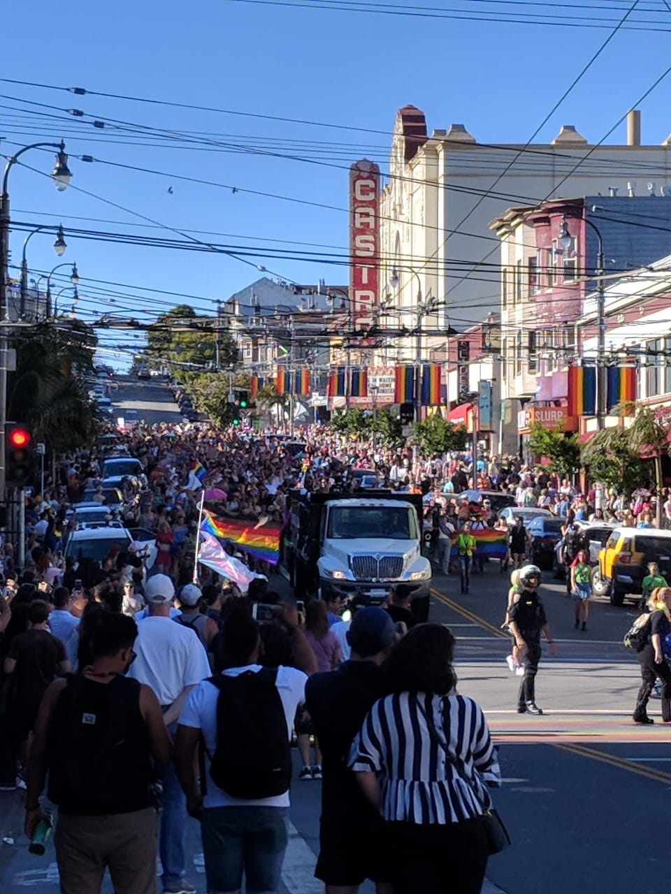 A block down from the Castro Theater.