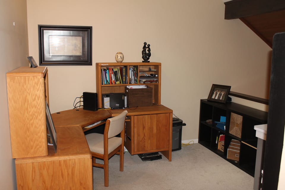 Upstairs Desk Area