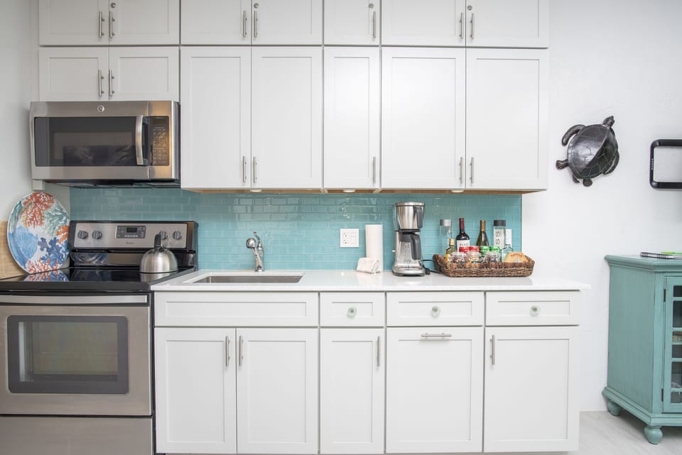 Beautifully renovated kitchen.