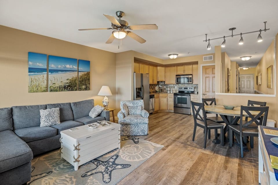 Living Room and Dining Area