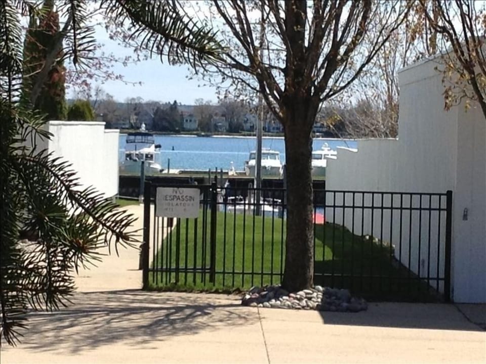 Peek of the bay from the deck