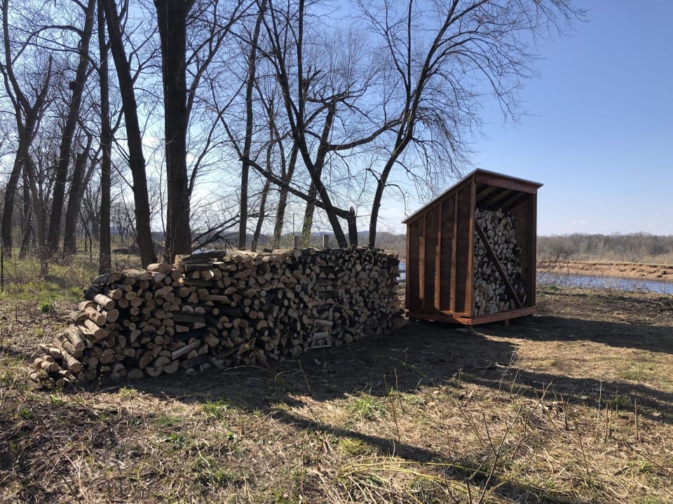 Plenty of wood for bond fires!