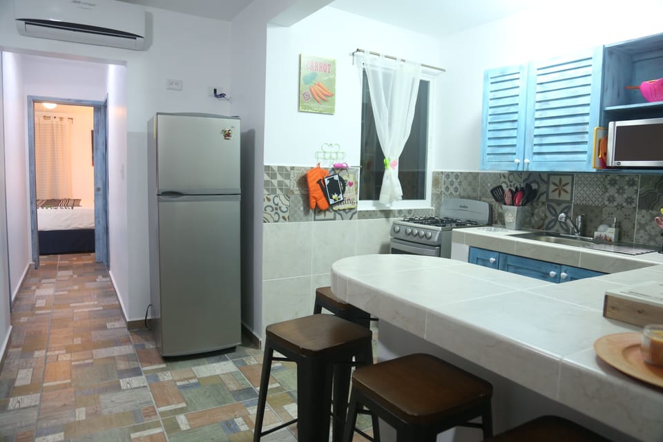 The kitchen is small but complete
Villa Serafina