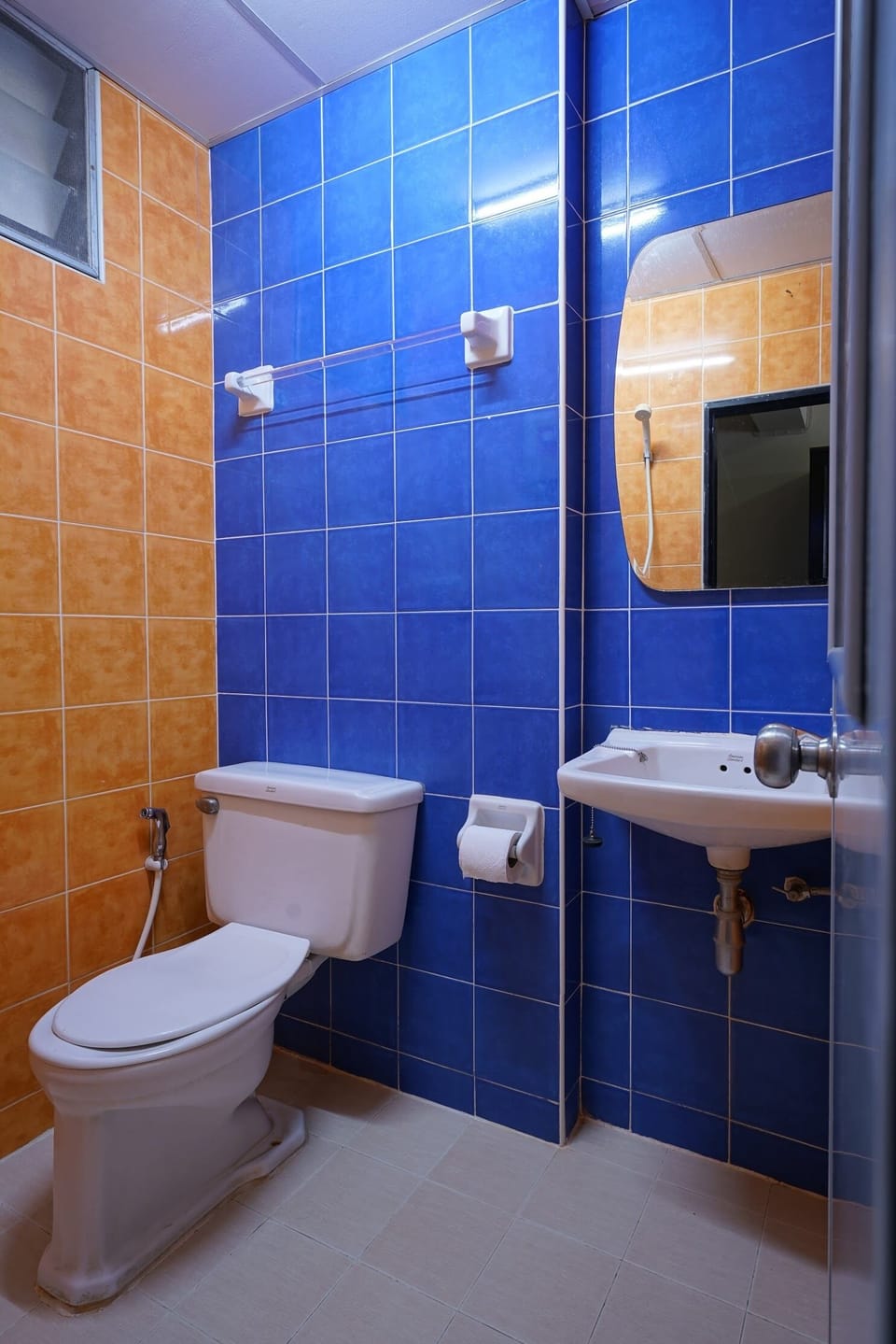 Shower and toilet