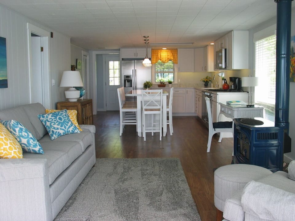 Open Living Room and Kitchen