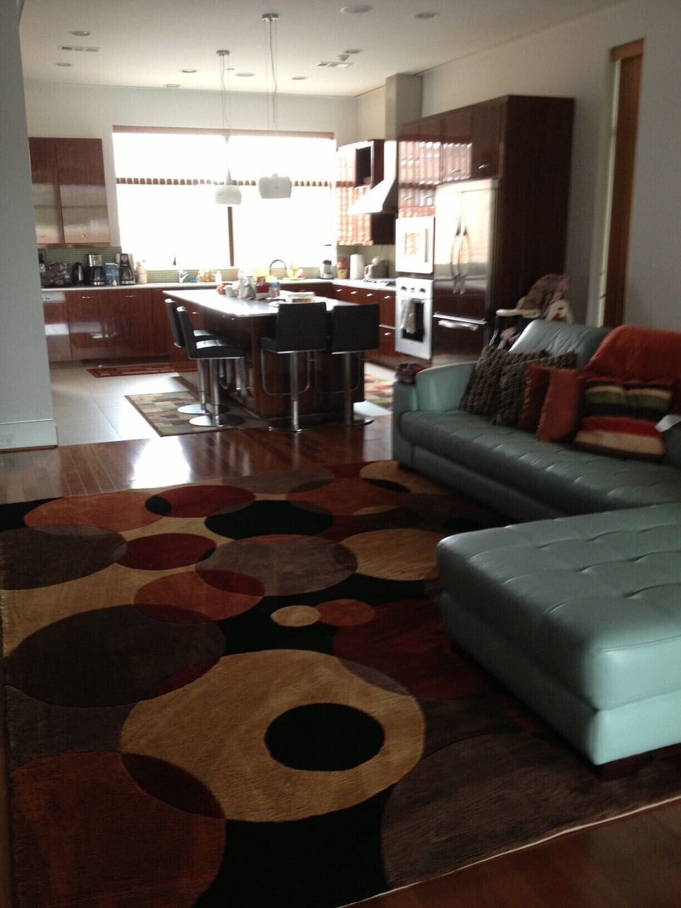 Open plan generous lighting
