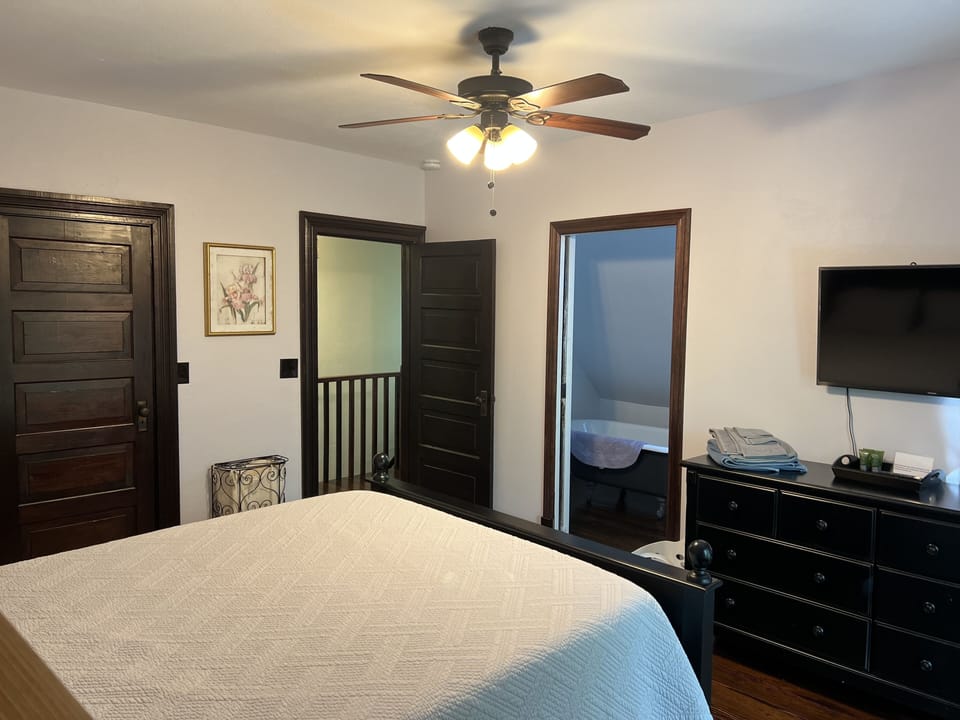 Upstairs bedroom #1 with ensuite bathroom.