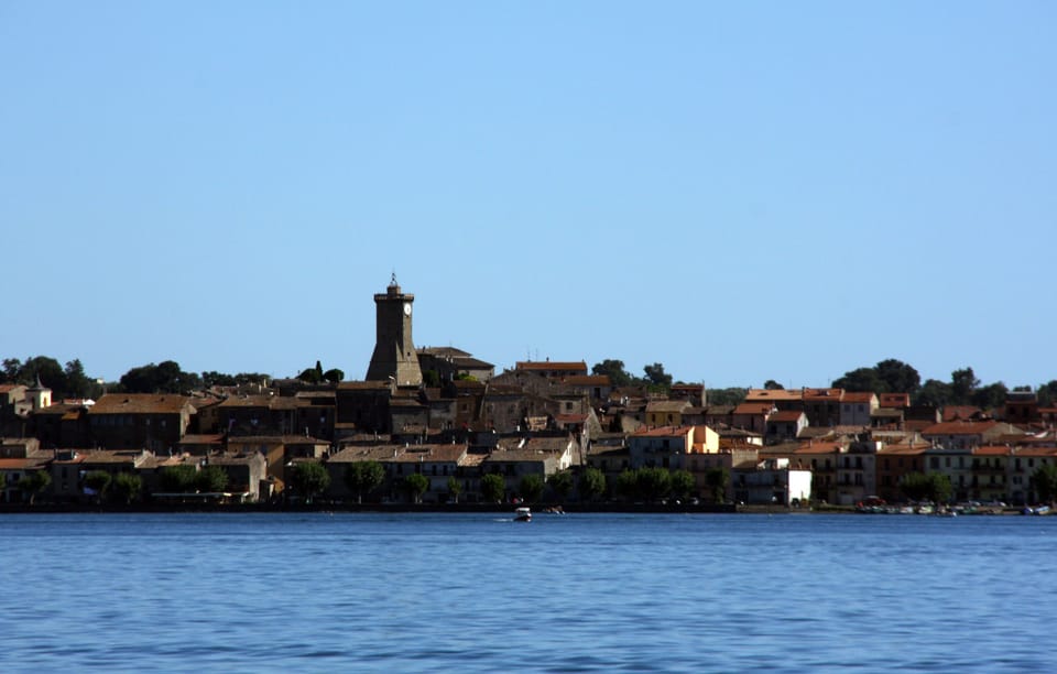 110 sm new single storey building for 6 persons, Beautiful Bolsena view House in Montefiascone