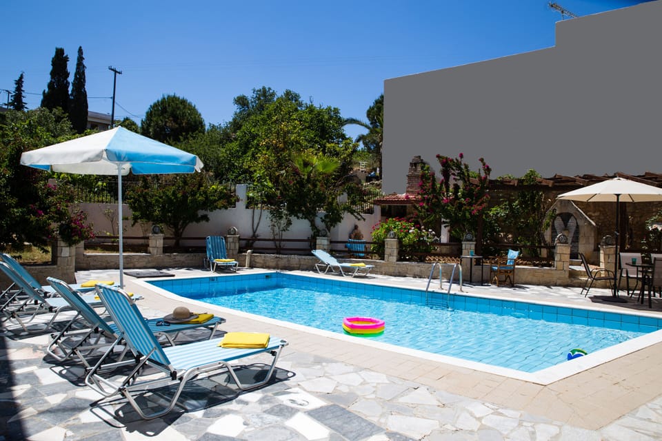 Relax by the swimming pool...