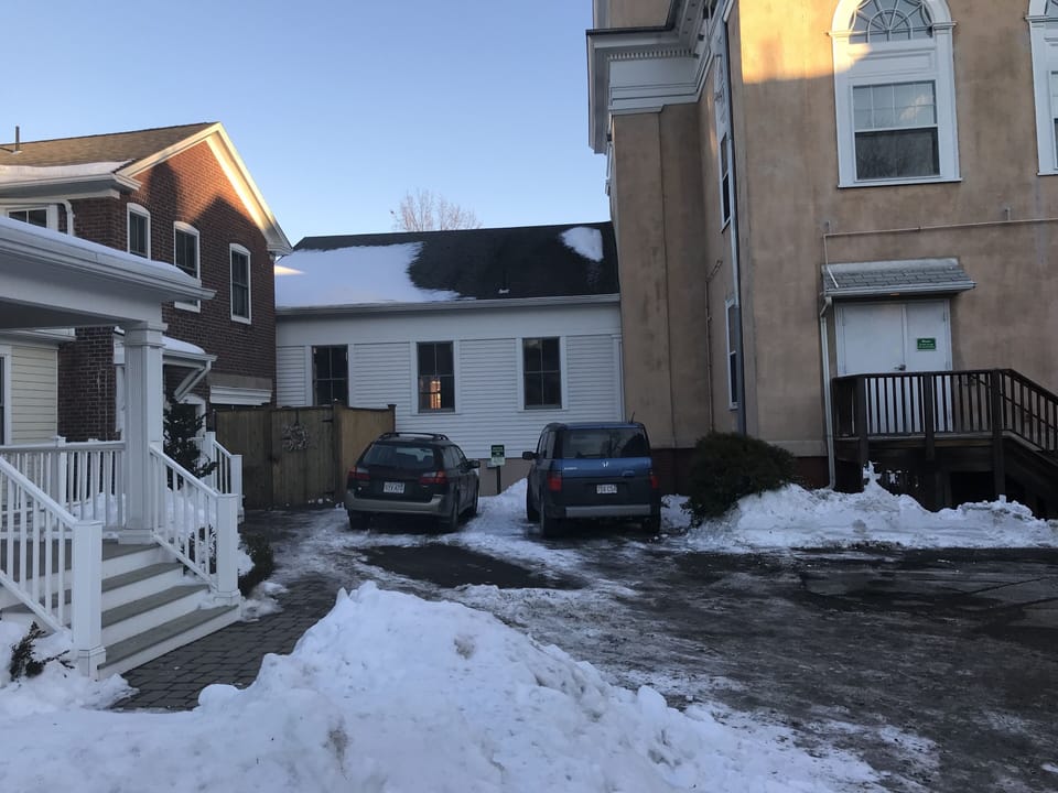 one parking space deeded to the unit (right side just off the private patio).