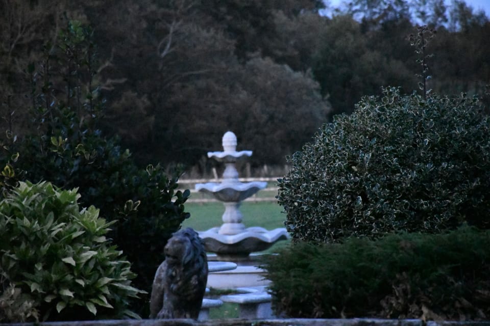 Fountain in the gardens of Inch