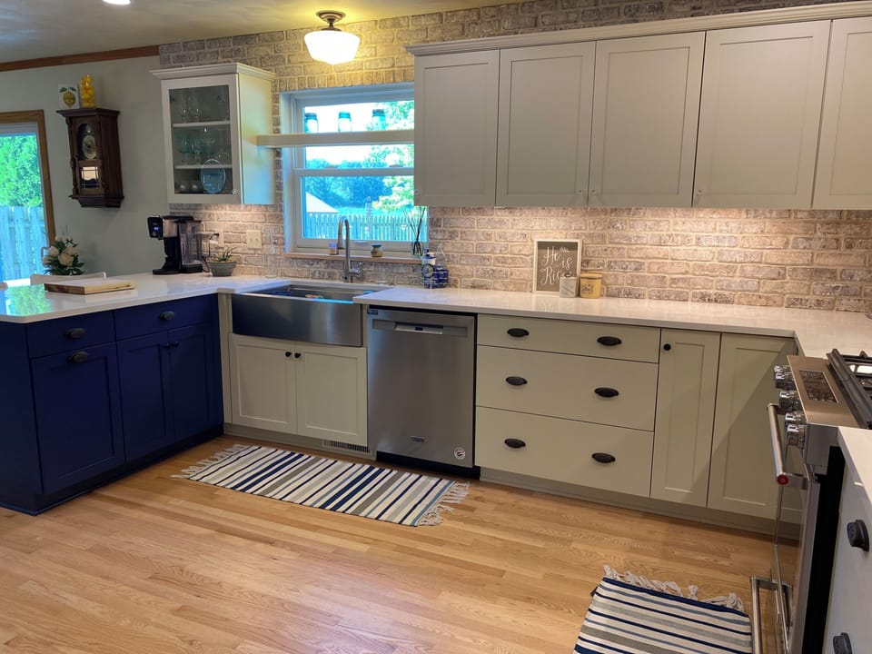 Kitchen west view 