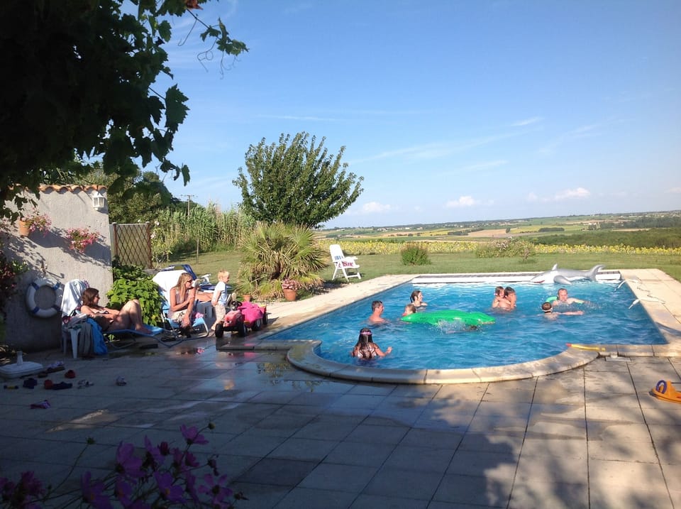 Plenty of room in the pool for everyone !