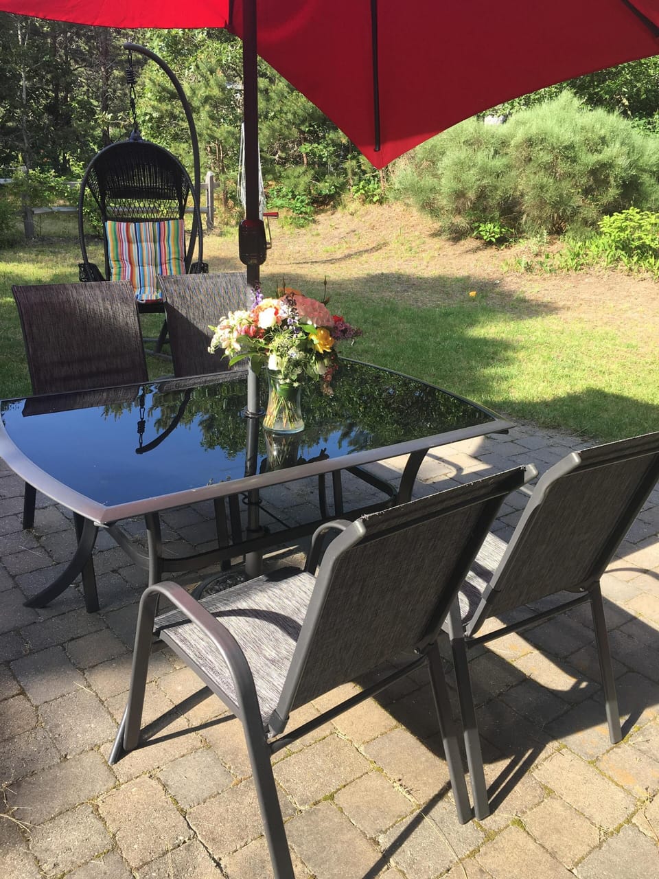 Dine on the outdoor patio!