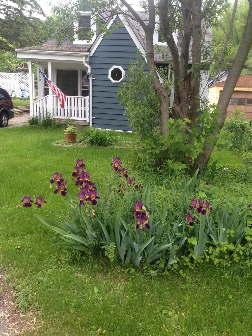 Front of home, photo taken mid spring 2015.