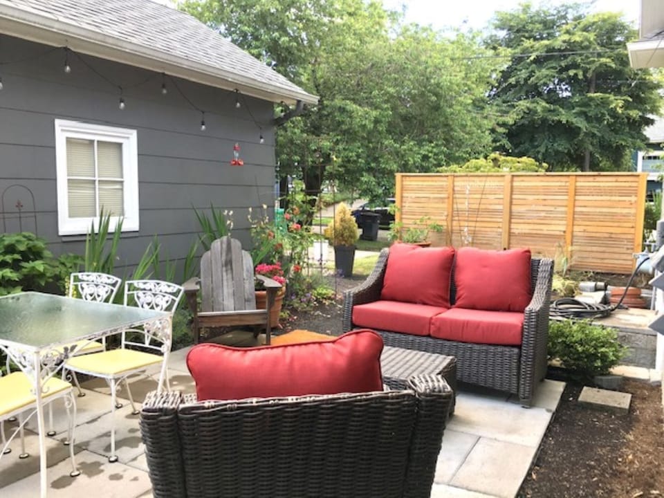 Outdoor paver patio