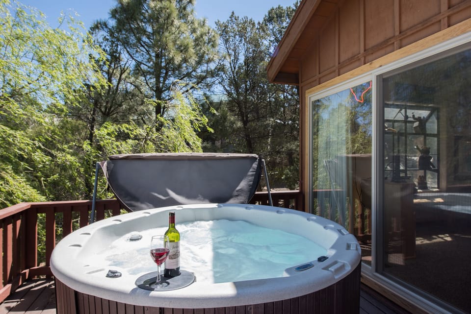 Back Deck Hot Tub