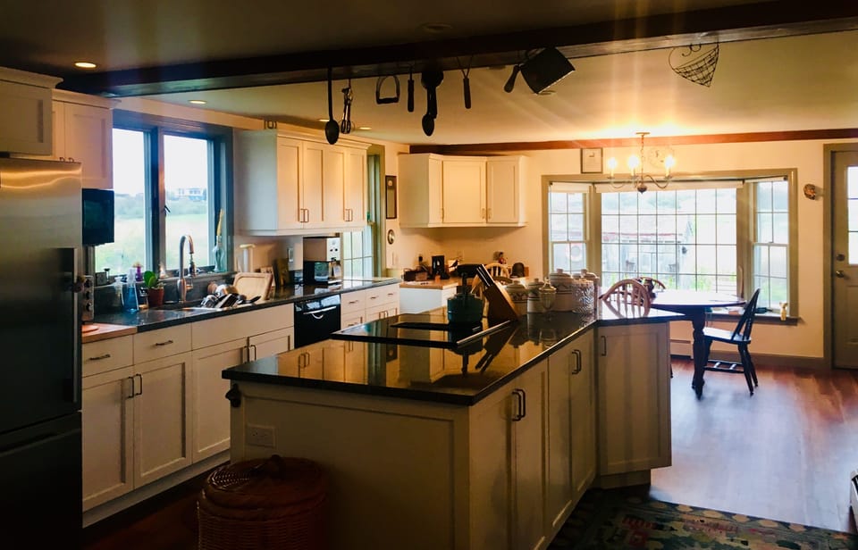 Kitchen facing east