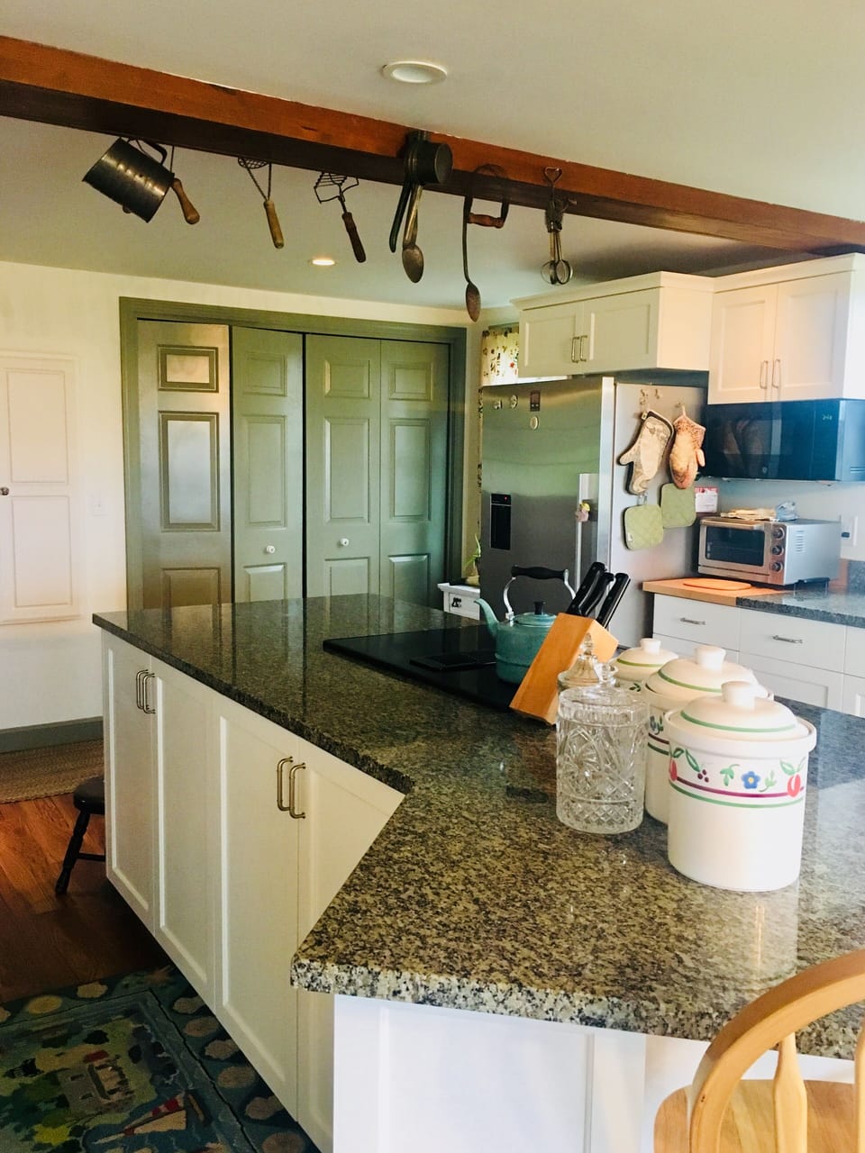 Kitchen facing west