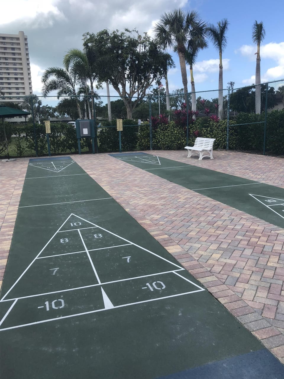 2 Shuffle Board courts