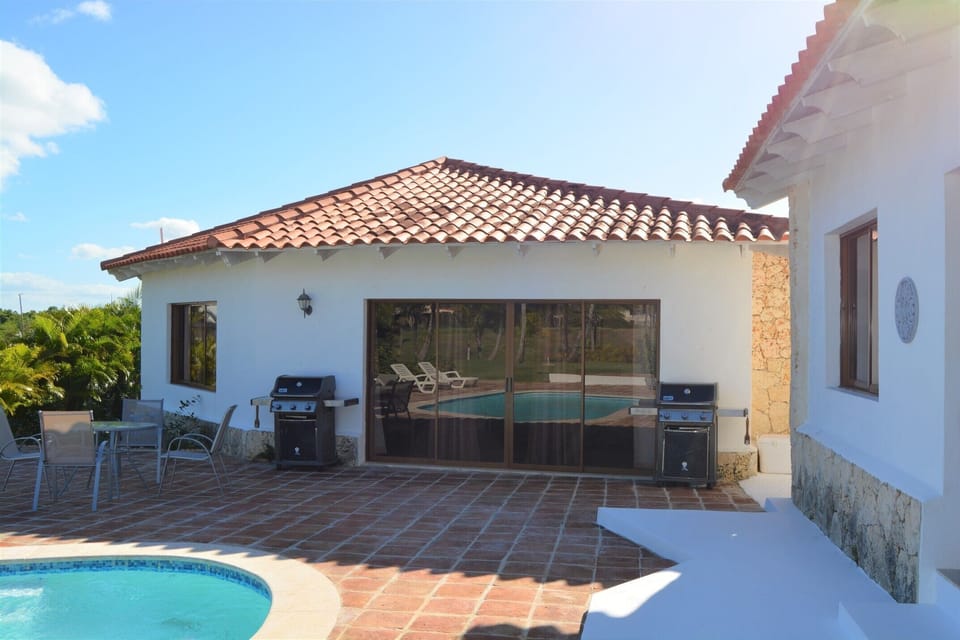 Back of the villa