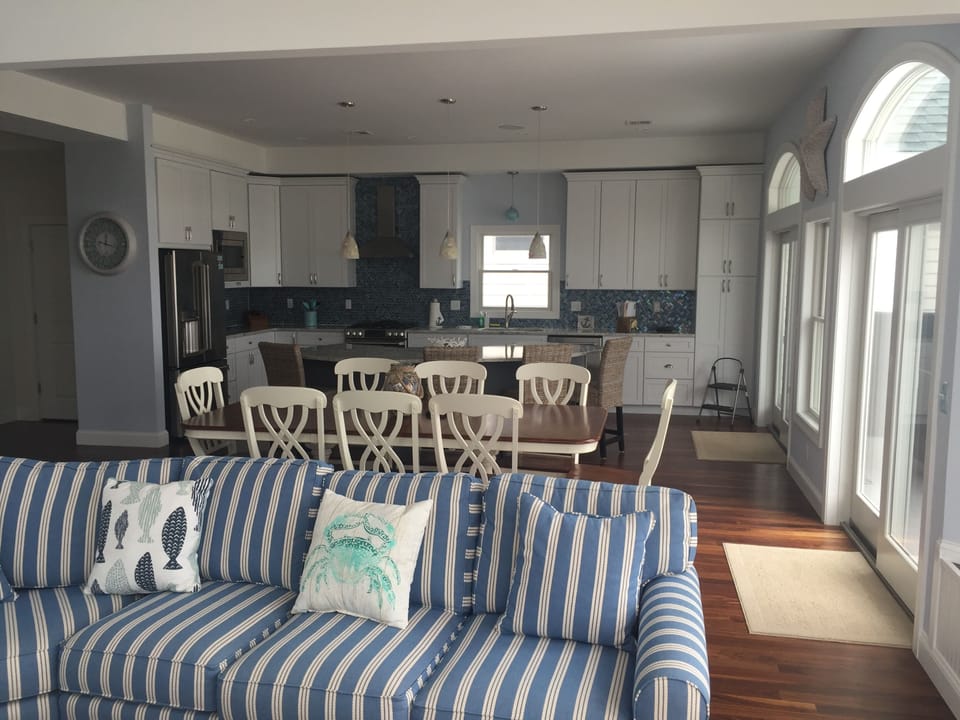 View of Kitchen brand new stainless steel appliances w/windows all across view