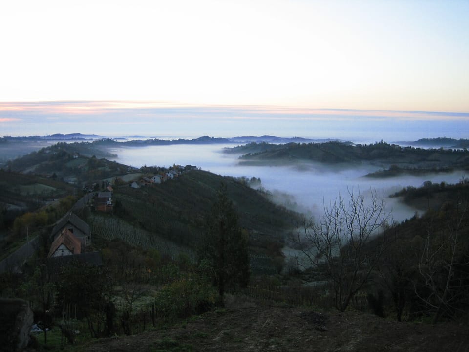 View from Balcony-Foggy day